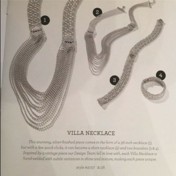 CAbi Villa Convertible Necklace & Bracelet - NEW - Picture 1 of 5